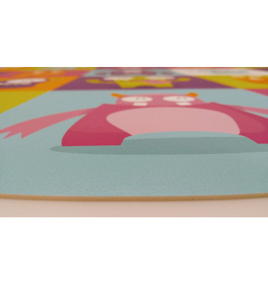 Elastyczna mata pod krzesło 100x140cm gr. 22mm ze wzorem 044 - STWORKI