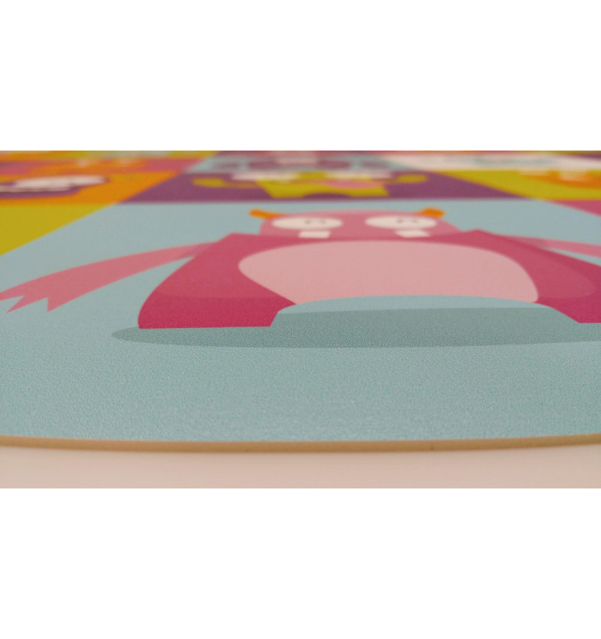 Elastyczna mata pod krzesło 100x140cm gr. 22mm ze wzorem 044 - STWORKI