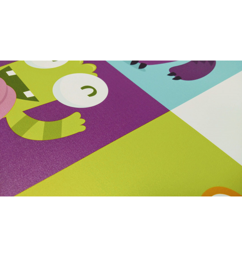 Elastyczna mata pod krzesło 100x140cm gr. 22mm ze wzorem 044 - STWORKI