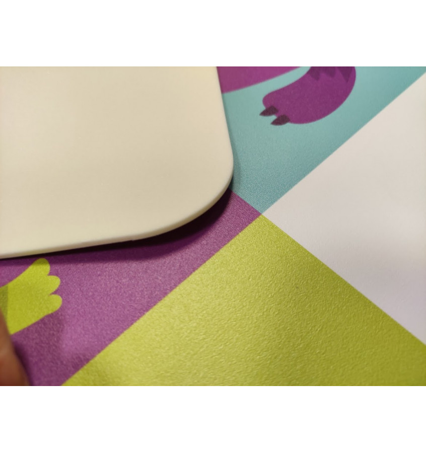 Elastyczna mata ochronna pod krzesło obrotowe z grafiką 044 - śr. 100cm gr. 22mm