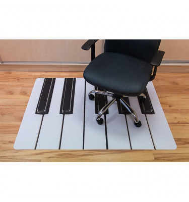 Elastyczna mata pod krzesło 100x140cm  gr. 22mm wzór 042 - KLAWIATURA 