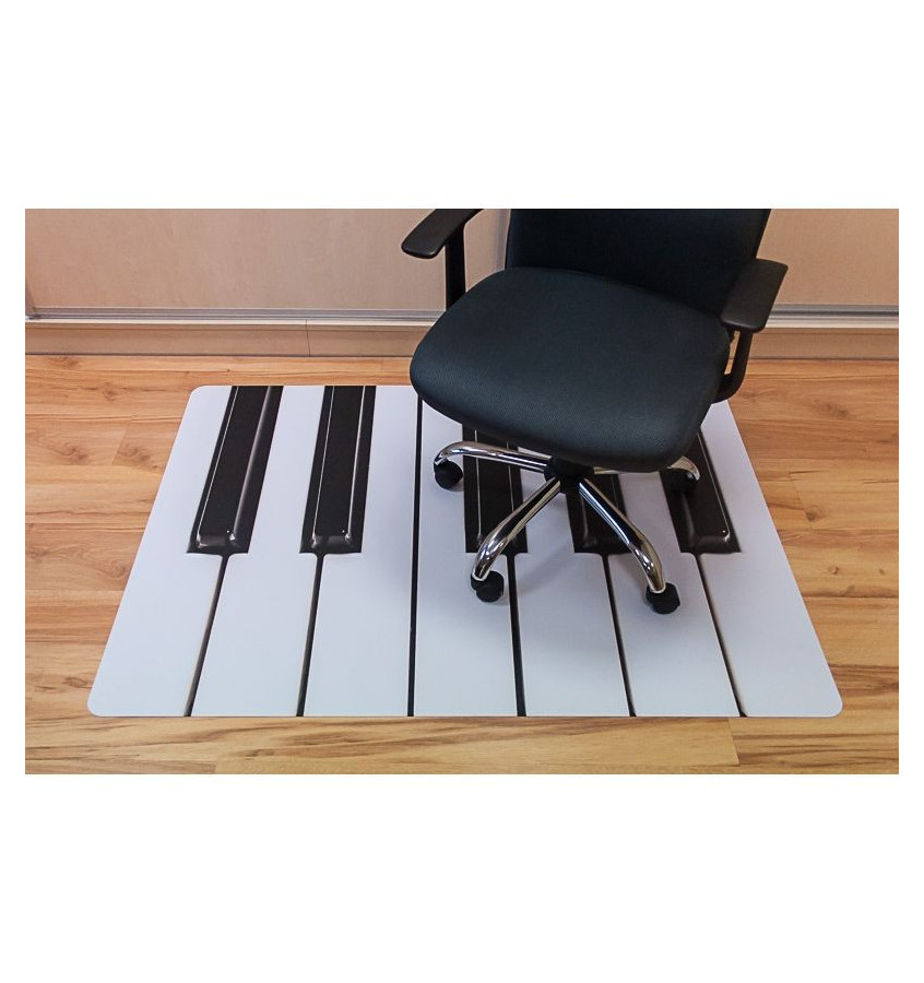 Elastyczna mata pod krzesło 100x140cm  gr. 22mm wzór 042 - KLAWIATURA 