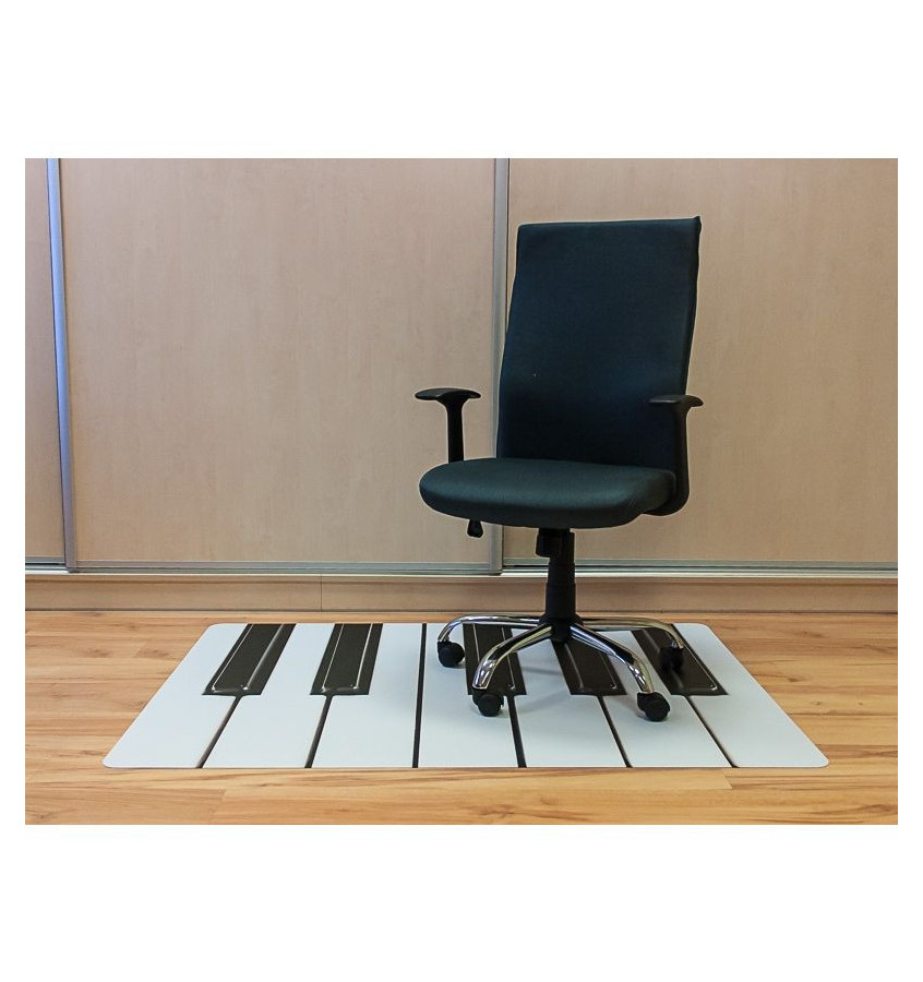 Elastyczna mata pod krzesło 100x140cm  gr. 22mm wzór 042 - KLAWIATURA 