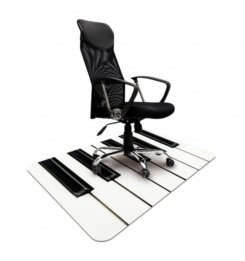 Elastyczna mata pod krzesło 100x140cm  gr. 22mm wzór 042 - KLAWIATURA 