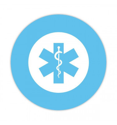 Elastyczna mata pod fotel biurowy z grafiką 041 - okrągła 100cm gr. 22mm