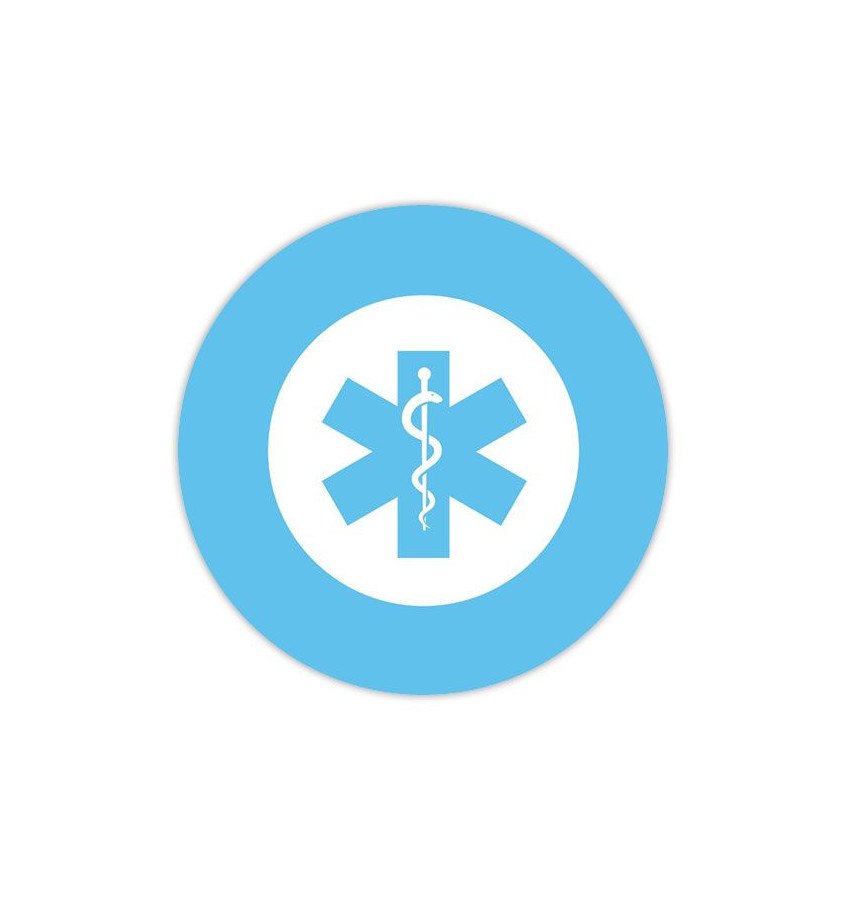 Elastyczna mata pod fotel biurowy z grafiką 041 - okrągła 100cm gr. 22mm