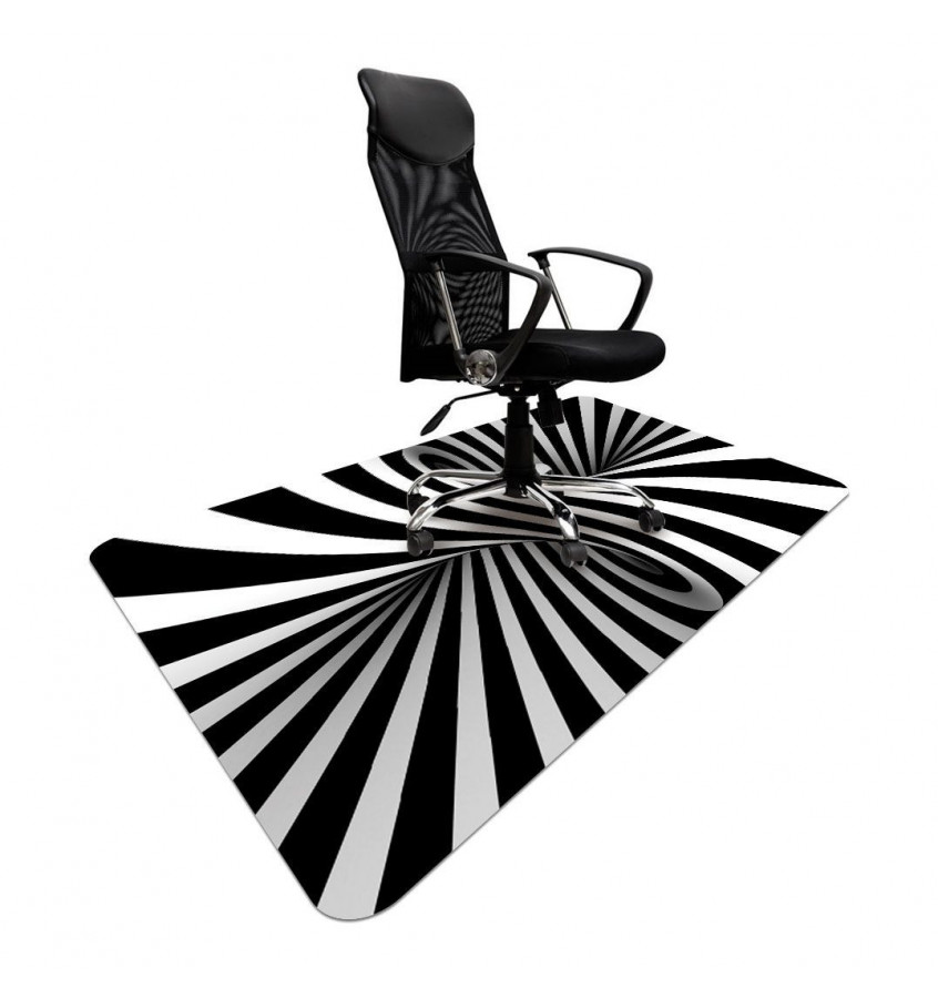 Elastyczna podkładka ochronna pod krzesło 120x180cm gr. 22mm z grafiką 039 - OP-ART