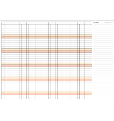 Planer ścienny roczny uniwersalny 59x84 cm suchościeralny A1