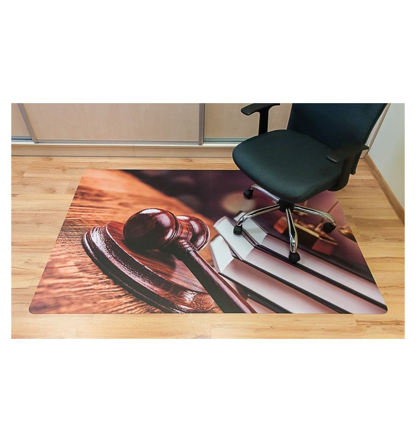 Elastyczna mata pod krzesło 120x180cm gr. 22mm wzór 035 - DLA PRAWNIKA
