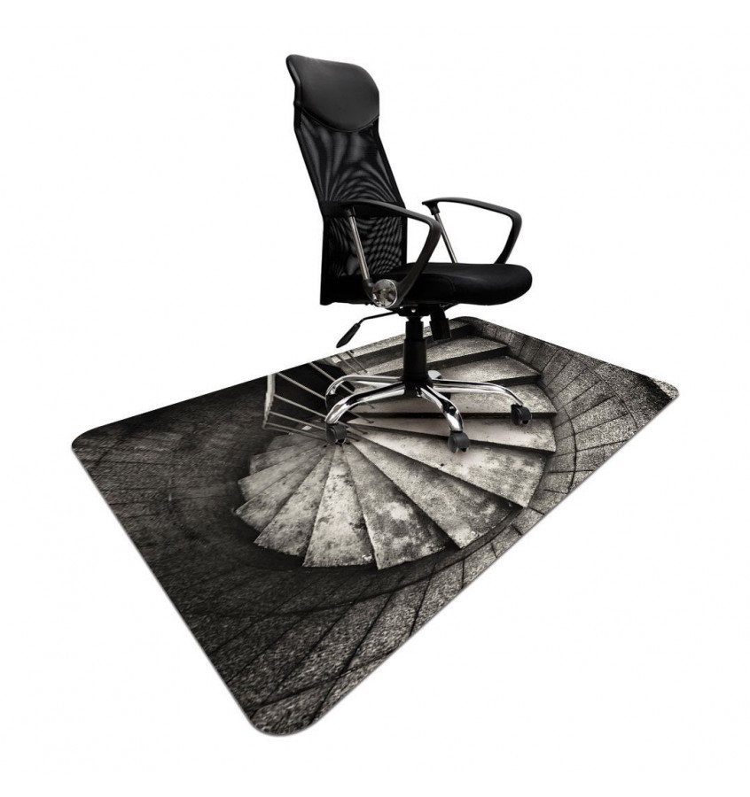 Elastyczne maty ochronne pod krzesła 120x180cm  gr. 22mm ze wzorem 034 - SCHODY