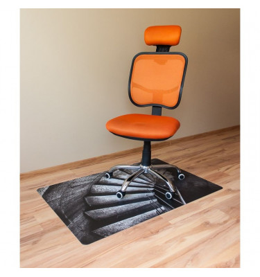 Elastyczna mata ochronna pod krzesła 80x120cm gr. 22mm ze wzorem 034 - SCHODY