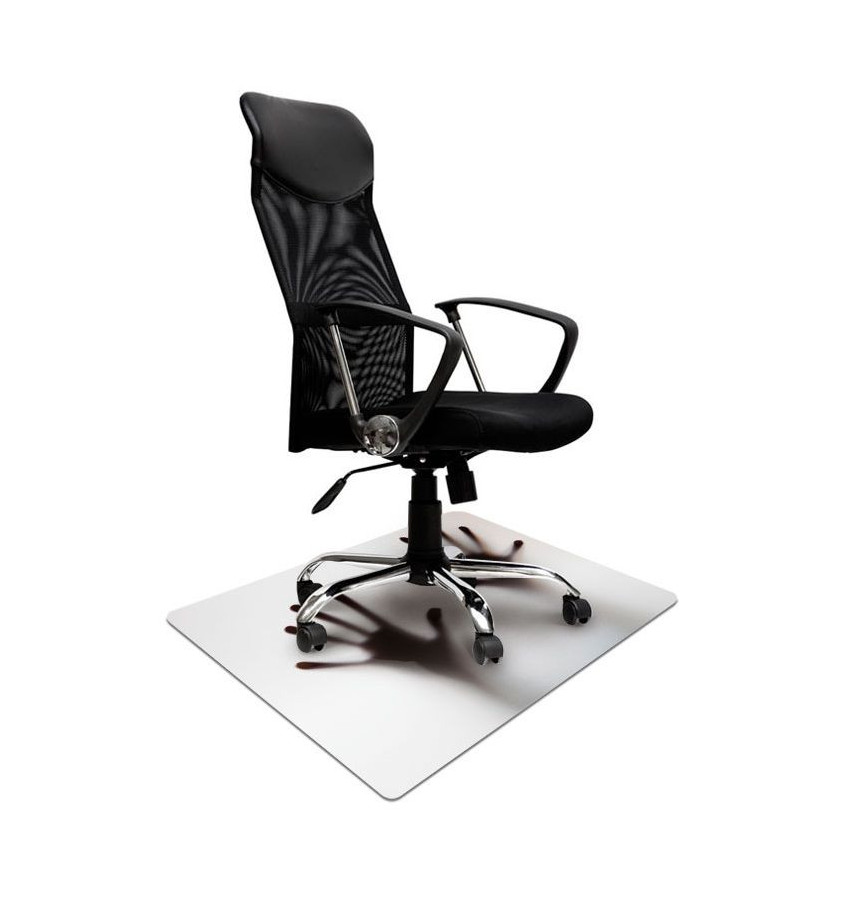 Elastyczna mata ochronna pod fotel na kółkach 80x120cm gr. 22mm z nadrukiem 032 - DŁONIE