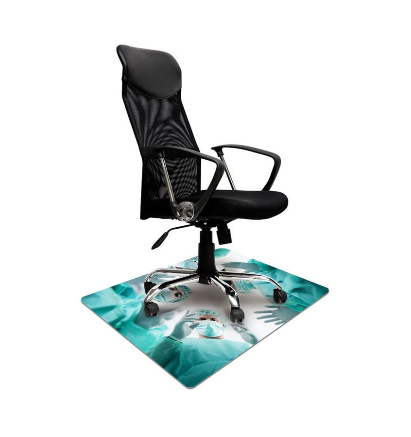 Elastyczna mata ochronna pod krzesło 80x120cm gr. 22mm wzór 027 - SALA OPERACYJNA