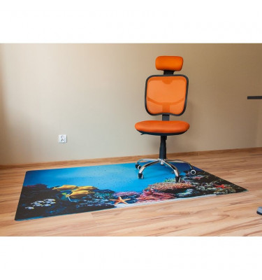 Elastyczna podkładka pod krzesło 120x180cm - gr. 22mm wzór 026 - RAFA KORALOWA