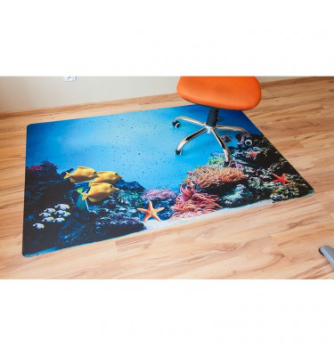 Elastyczna podkładka pod krzesło 120x180cm - gr. 22mm wzór 026 - RAFA KORALOWA