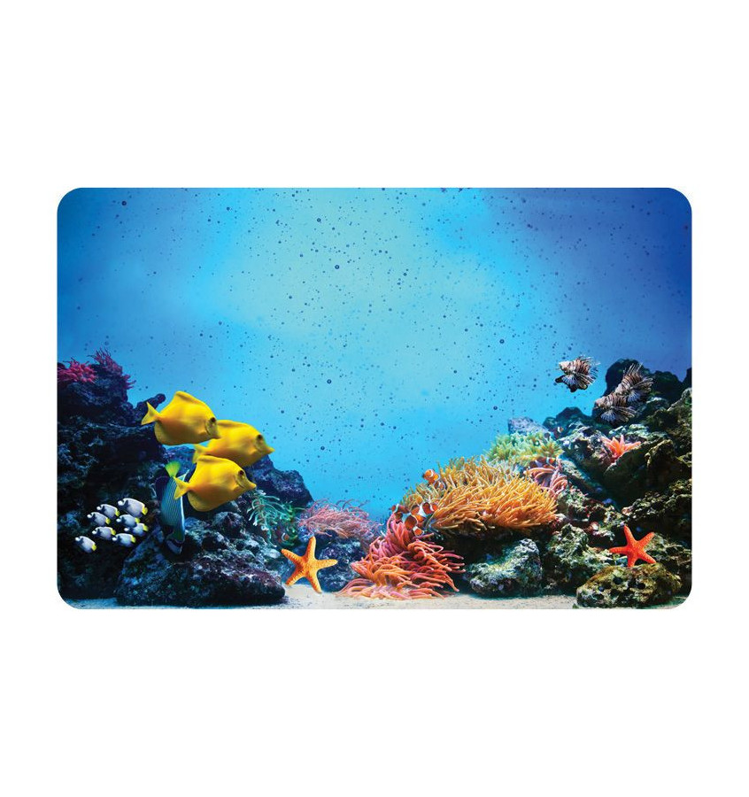 Elastyczna mata ochronna pod fotel na kółkach 80x120cm gr. 22mm wzór 026 - RAFA KORALOWA