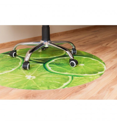 Elastyczna mata ochronna pod krzesło wzór 024 - okrągła 100cm gr. 22mm