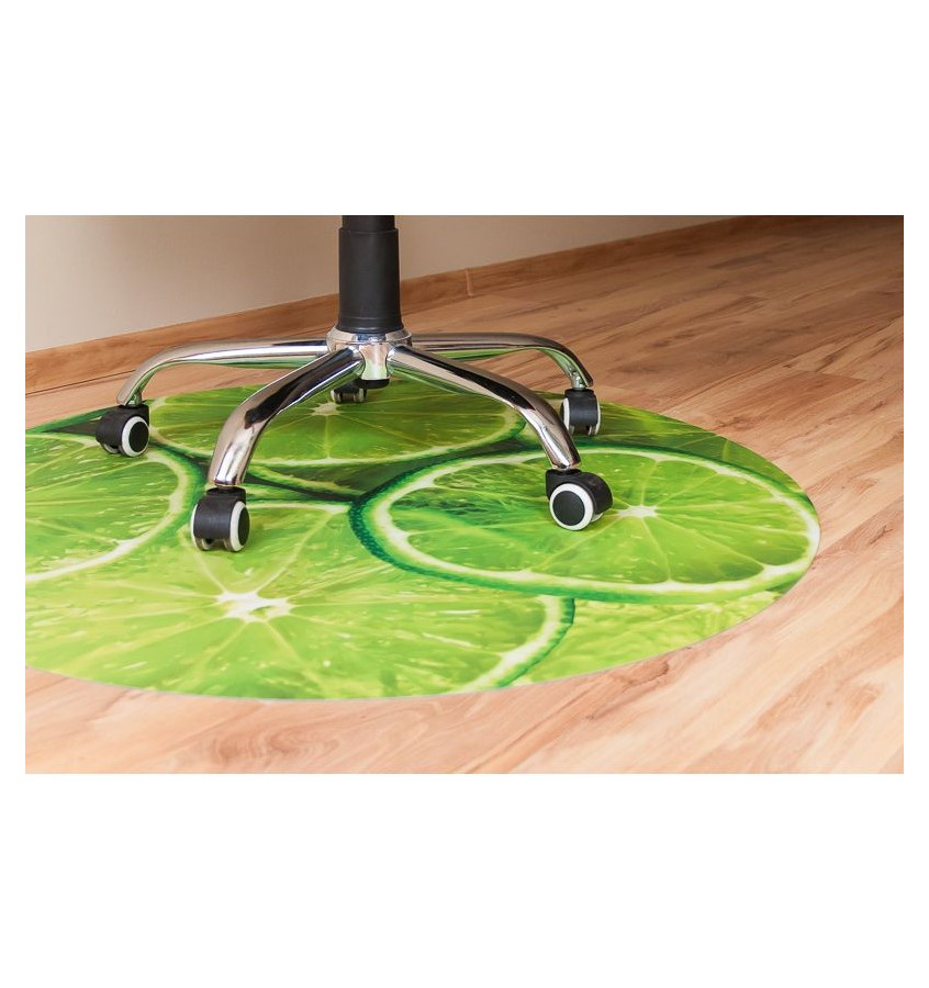 Elastyczna mata ochronna pod krzesło wzór 024 - okrągła 100cm gr. 22mm