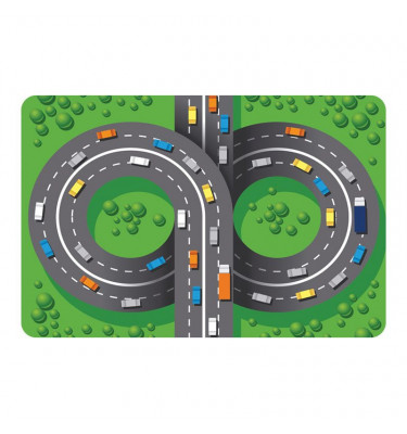 Elastyczna mata ochronna pod fotel 80x120cm - gr. 22mm wzór 023 - AUTOSTRADA 3