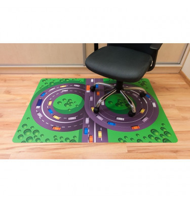 Elastyczna mata pod krzesełko 100x140cm gr. 22mm nadruk 023 - AUTOSTRADA 3