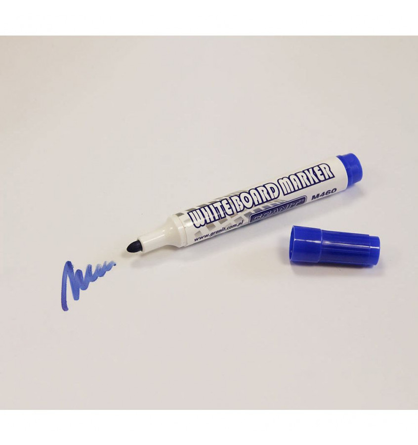 NIEBIESKI marker suchościeralny GRANIT do planerów i białych tablic