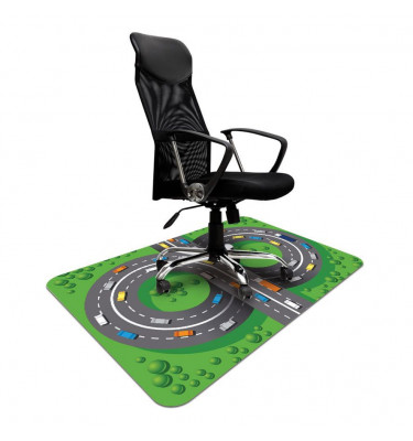 Elastyczna mata pod krzesełko 100x140cm gr. 22mm nadruk 023 - AUTOSTRADA 3