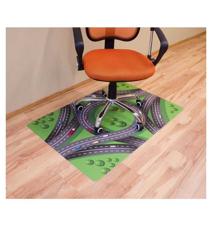 Elastyczna mata ochronna pod 80x120cm gr. 22mm z nadrukiem 022 - AUTOSTRADA 2