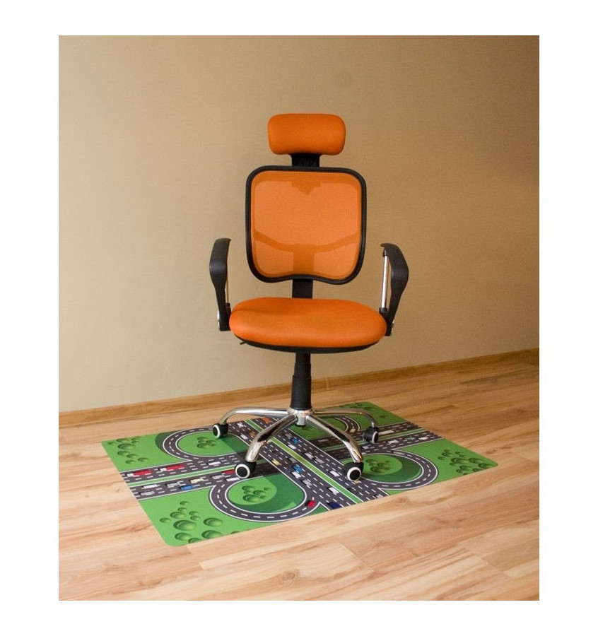 Elastyczna mata ochronna pod krzesło 80x120cm gr. 22mm wzór 021 - AUTOSTRADA