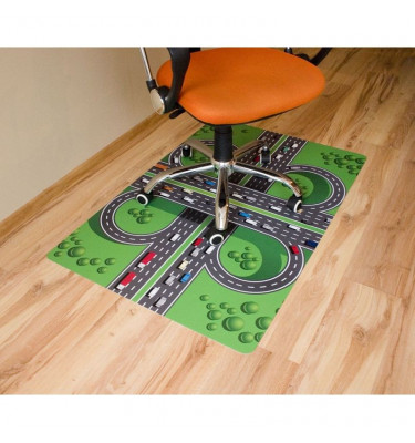 Elastyczna mata ochronna pod krzesło 80x120cm gr. 22mm wzór 021 - AUTOSTRADA