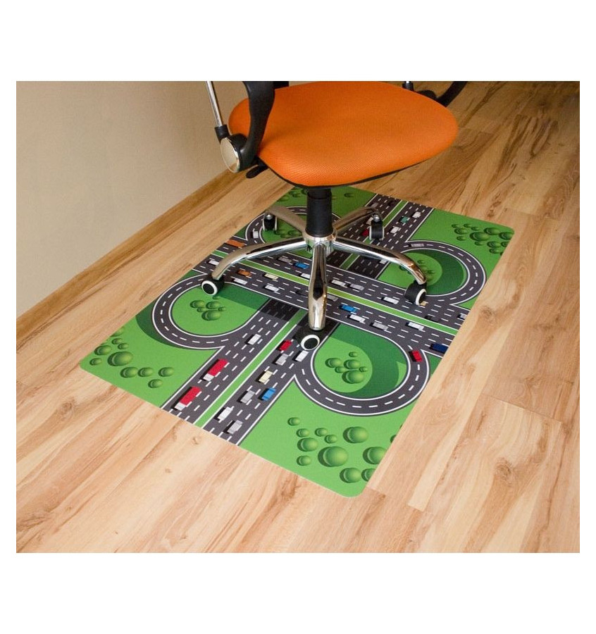 Elastyczna mata ochronna pod krzesło 80x120cm gr. 22mm wzór 021 - AUTOSTRADA