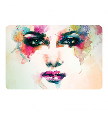 Elastyczna mata 100x140cm gr. 22mm ze wzorem 020 - AKWARELOWA TWARZ