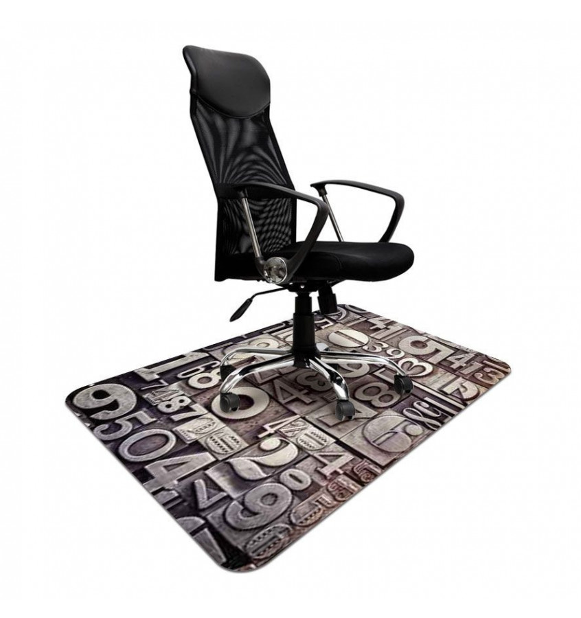 Elastyczna podkładka ochronna podłogowa 100x140cm gr. 22mm wzór 019 - LITERY