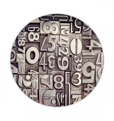 Elastyczna podkładka podłogowa z grafiką 019 - okrągła 100cm gr. 22mm