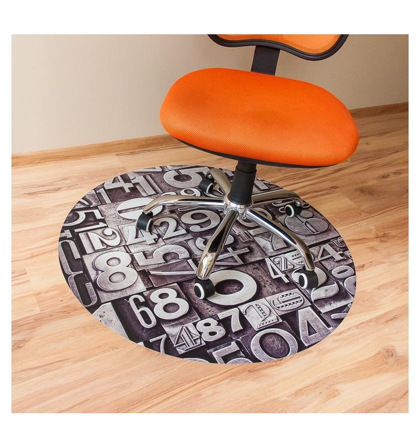 Elastyczna podkładka podłogowa z grafiką 019 - okrągła 100cm gr. 22mm