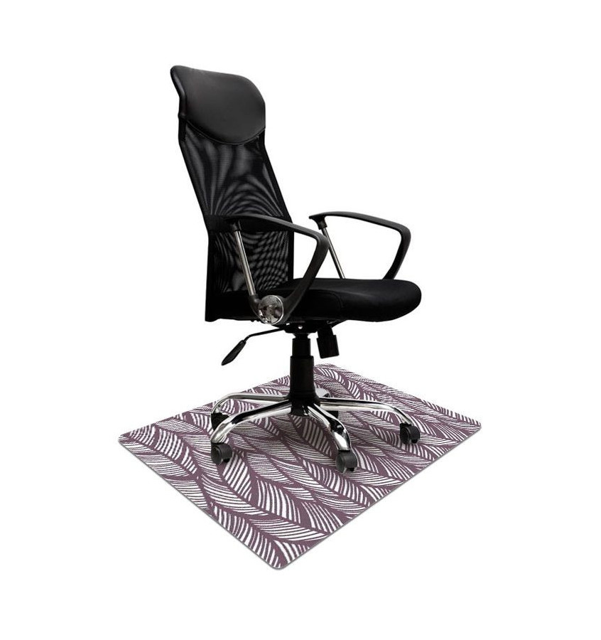 Elastyczna mata ochronna podłogowa 80x120cmgr. 22mm z nadrukiem 018 - PIÓRA