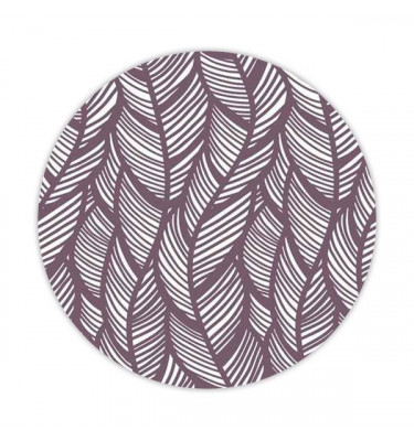 Elastyczna mata podłogowa pod krzesło z grafiką 018 - okrągła 100cm gr 22mm