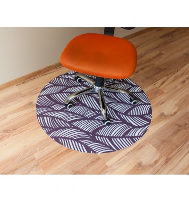 Elastyczna mata podłogowa pod krzesło z grafiką 018 - okrągła 100cm gr 22mm