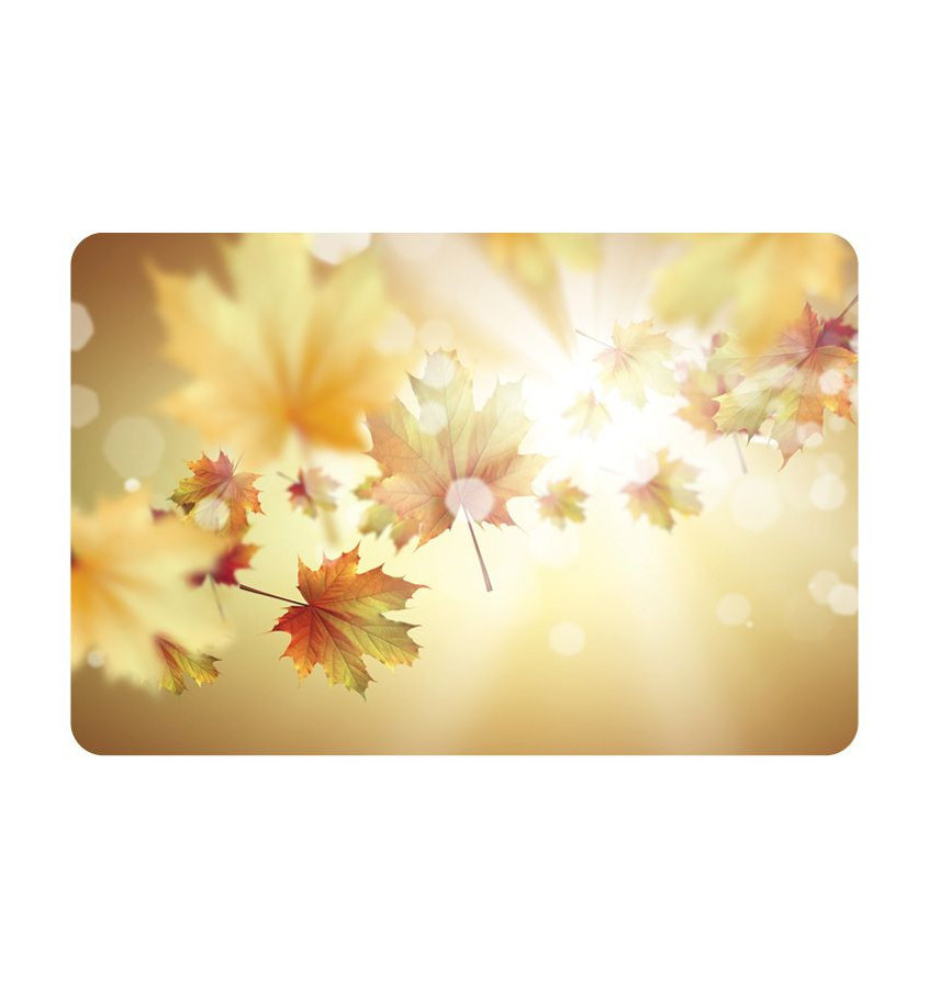 Elastyczna podkładka biurowa 100x140cm gr. 22mm  z nadrukiem 017 - JESIEŃ