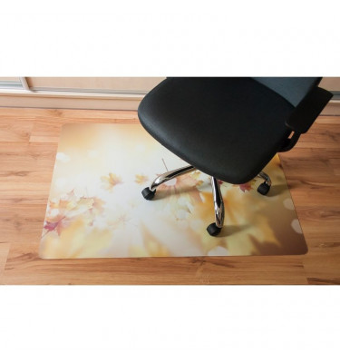 Elastyczna mata ochronna pod krzesło 80x120cm gr. 22mm ze wzorem 017 - JESIEŃ
