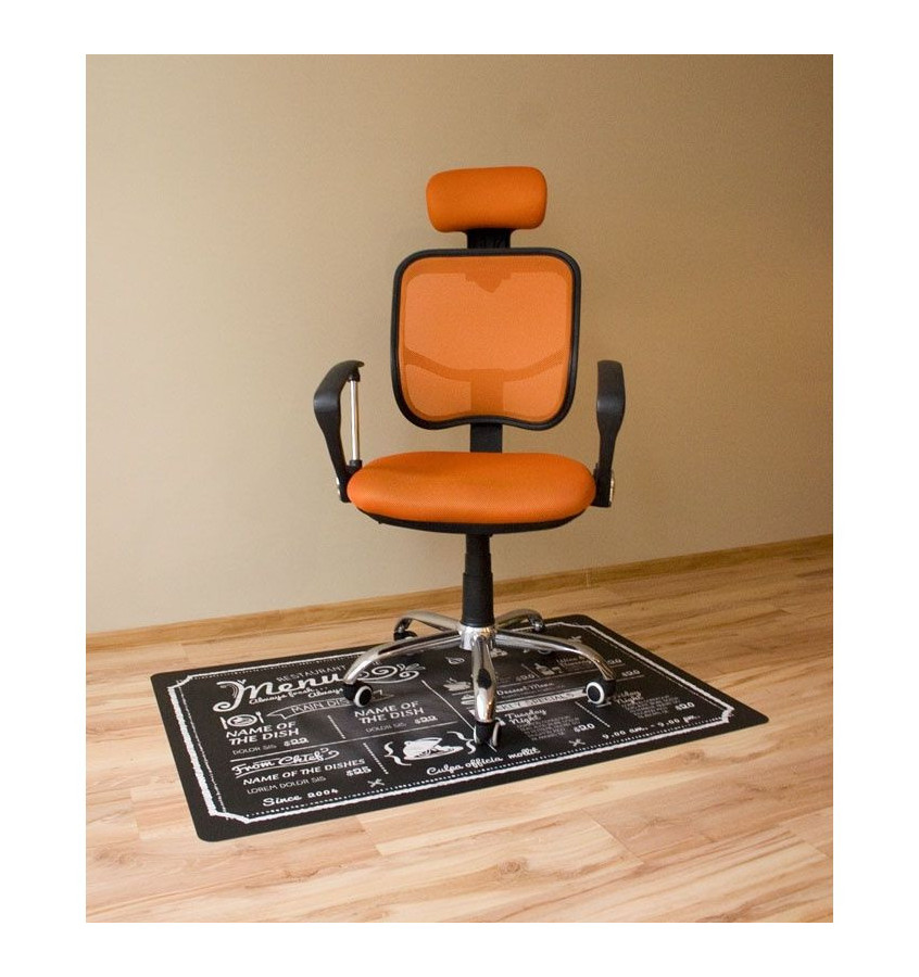 Elastyczna mata ochronna pod krzesło biurowe 80x120cm gr. 22mm wzór 015 - MENU