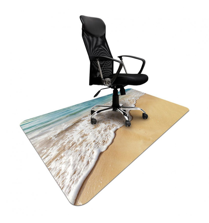 Elastyczna podkładka ochronna pod krzesło 120x180cm gr. 22mm ze wzorem 012 - MORZE 