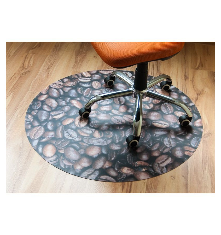 Elastyczna mata śr. 100 cm z grafiką 009 - KAWA  gr. 22mm