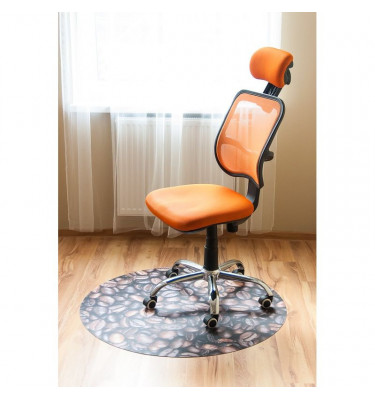 Elastyczna mata śr. 100 cm z grafiką 009 - KAWA  gr. 22mm