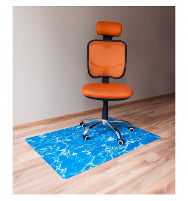 Elastyczna mata ochronna podłogowa 80x120cm gr. 22mm z nadrukiem 008 - WODA 