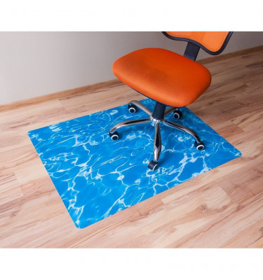 Elastyczna mata ochronna podłogowa 80x120cm gr. 22mm z nadrukiem 008 - WODA 