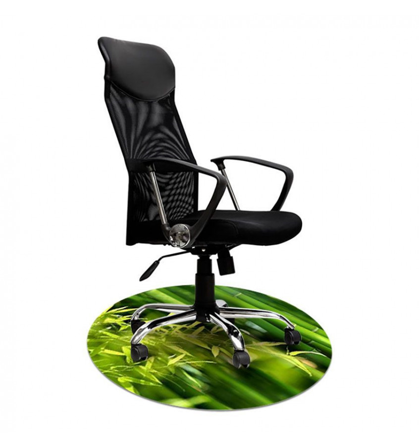 Elastyczna okrągła podkładka 100cm  gr. 22mm z grafiką 007 - BAMBUS 