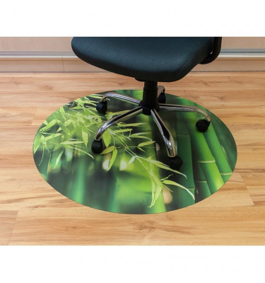 Elastyczna okrągła podkładka 100cm  gr. 22mm z grafiką 007 - BAMBUS 