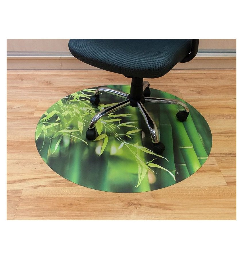 Elastyczna okrągła podkładka 100cm  gr. 22mm z grafiką 007 - BAMBUS 