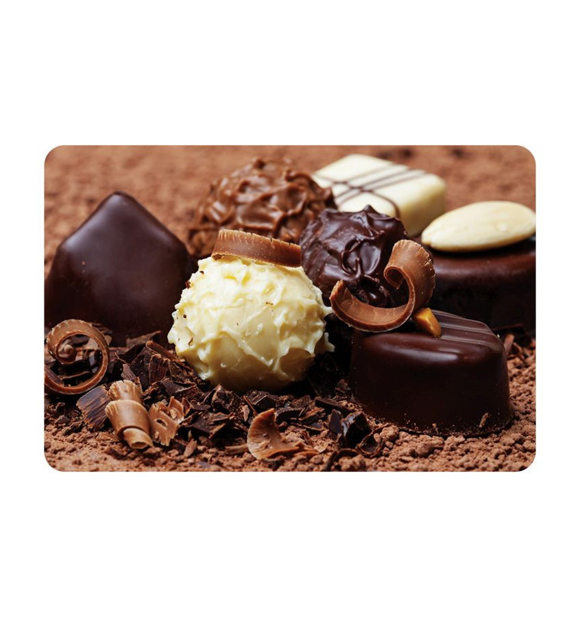 Elastyczne maty ochronne pod krzesło 120x180cm gr. 22mm wzór 004 - CZEKOLADA 