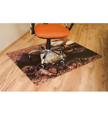 Elastyczna mata ochronna 100x140cm gr. 22mm nadruk 004 - CZEKOLADA
